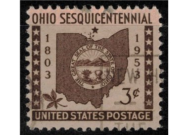 USA 1953 State of Ohio us