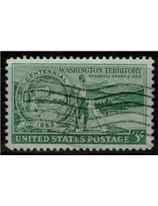 USA 1953 Organizzazione del Territorio di Washington us