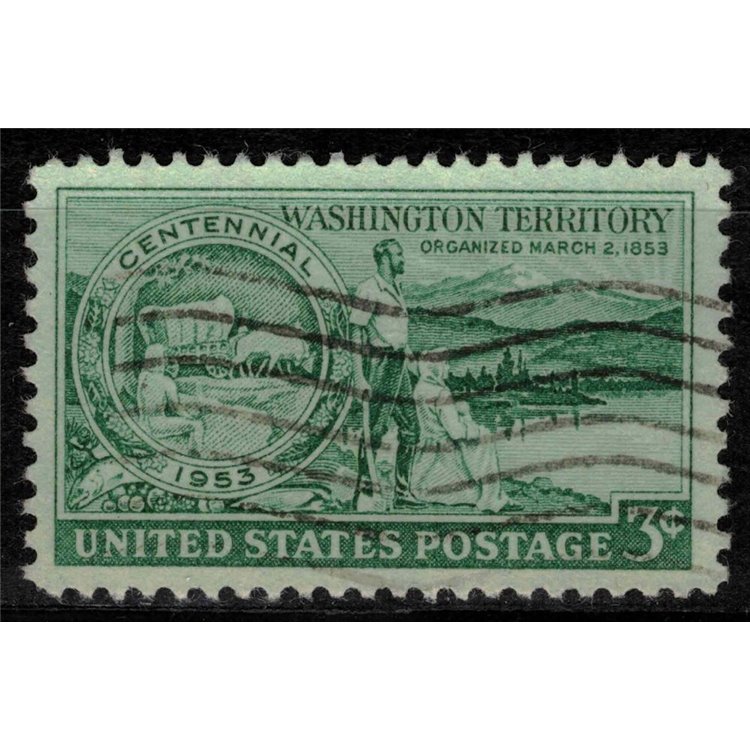 USA 1953 Organization of the Territory of Washington us