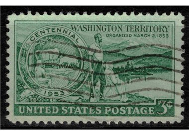 USA 1953 Organizzazione del Territorio di Washington us