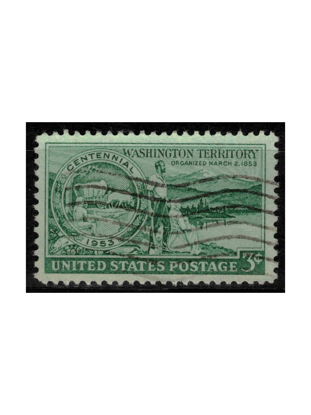USA 1953 Organization of the Territory of Washington us
