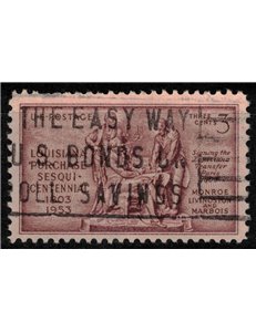 USA 1953 Acquisto della Louisiana us