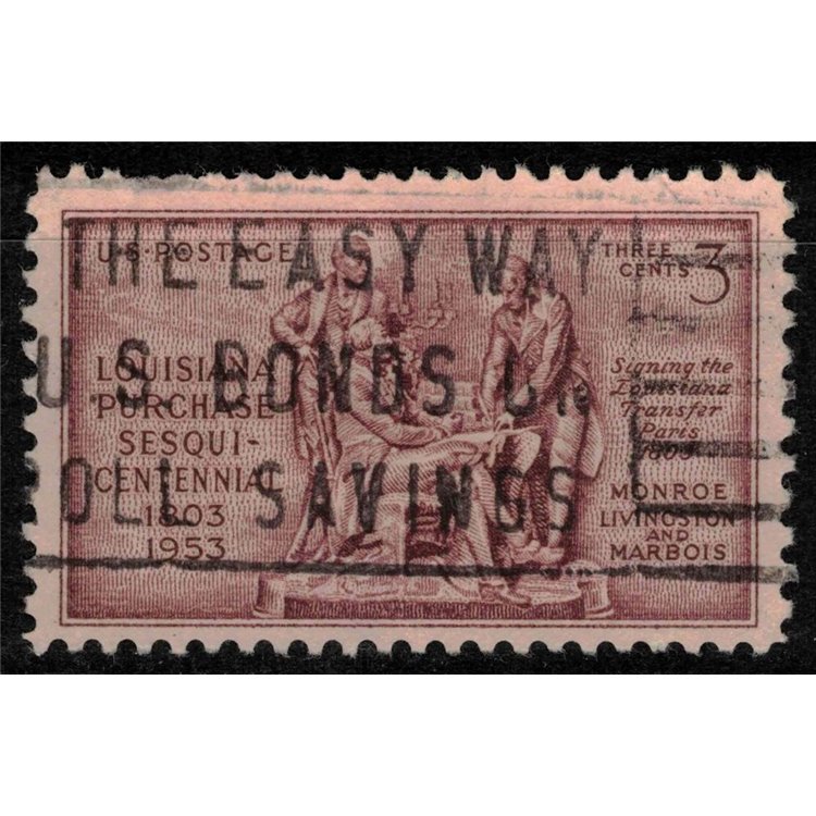 USA 1953 Acquisto della Louisiana us