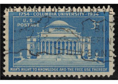USA 1954 Università di Columbia us