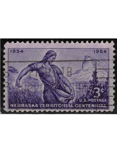 USA 1954 Nebraska Territory us