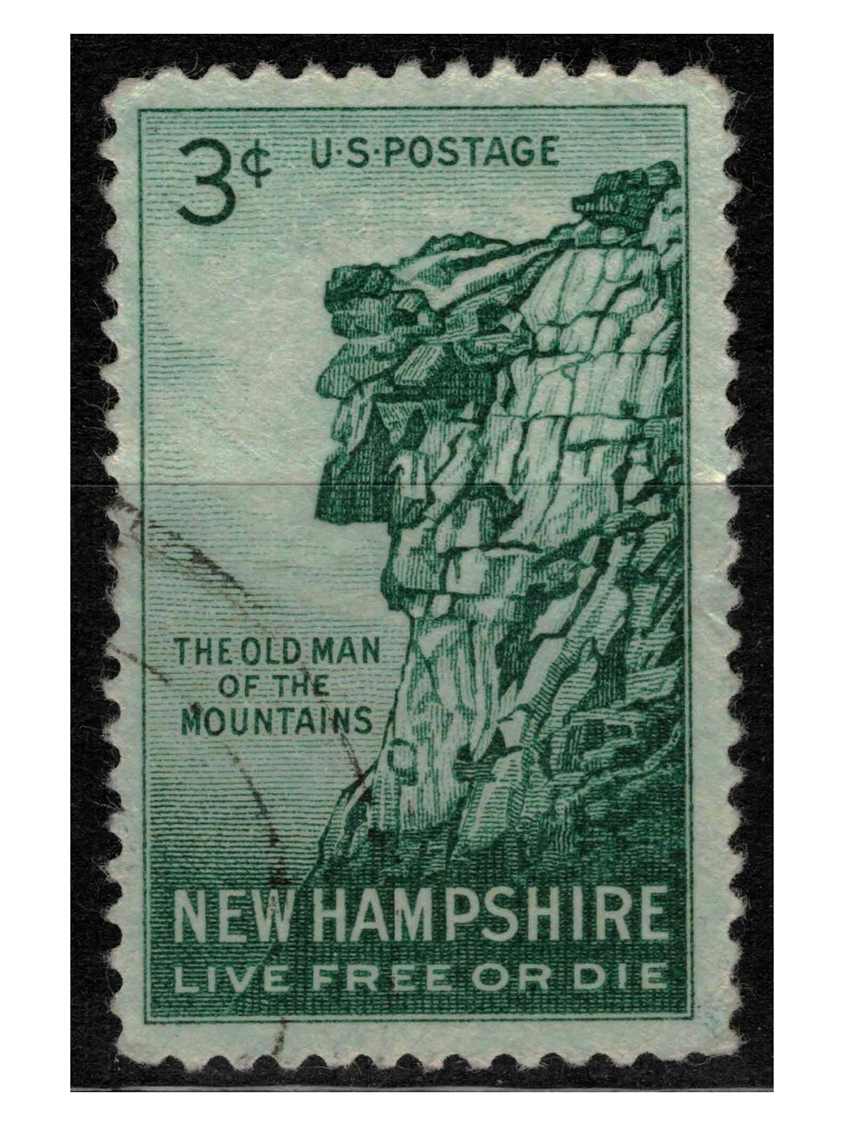 USA 1955 Old Man of the Mountains us