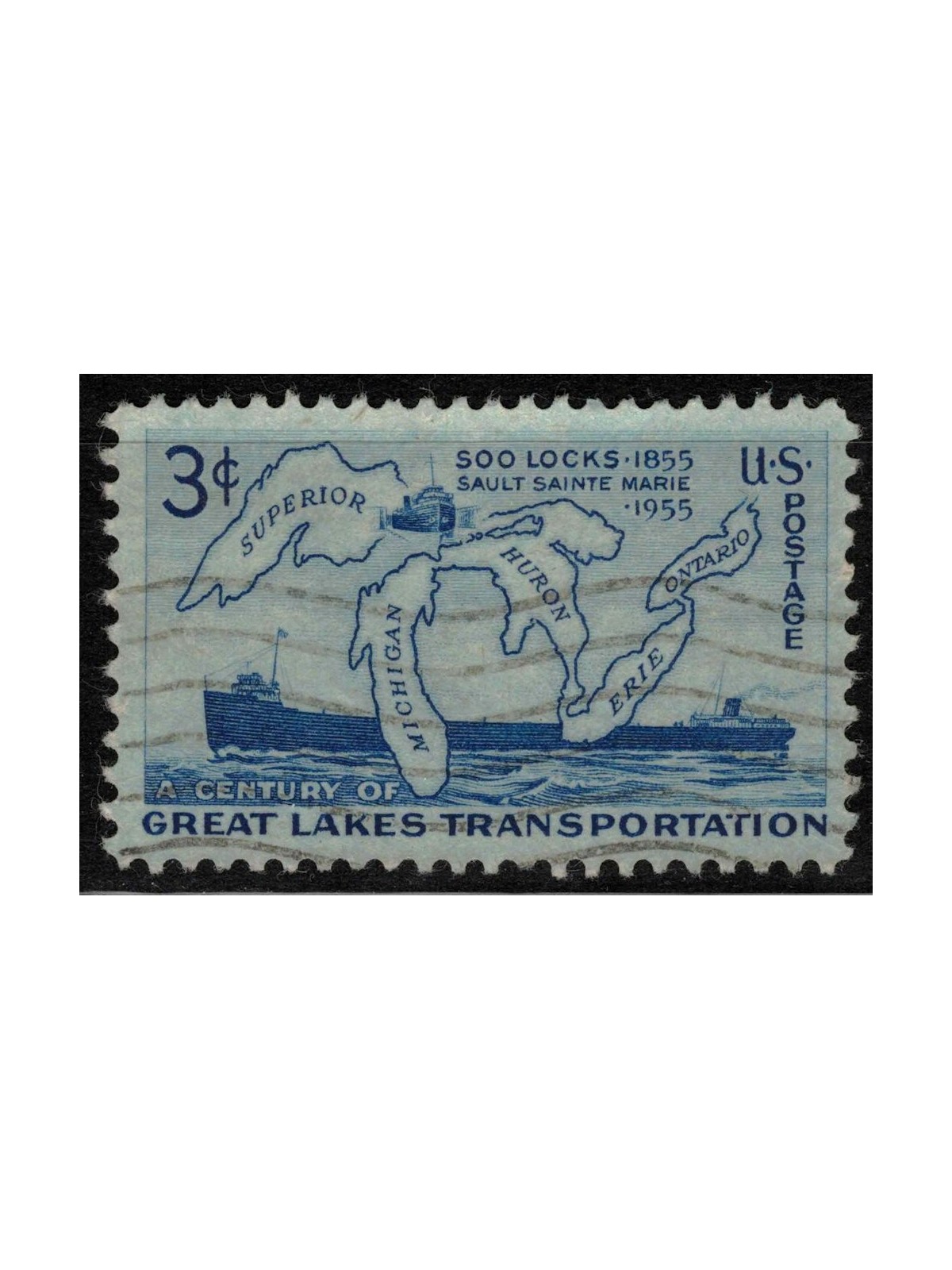 USA 1955 Navigazione dei Grandi Laghi us
