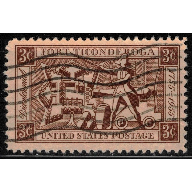 USA 1955 Forte Ticonderoga us