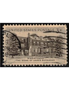 USA 1956 Casa del Presidente James Buchanan us