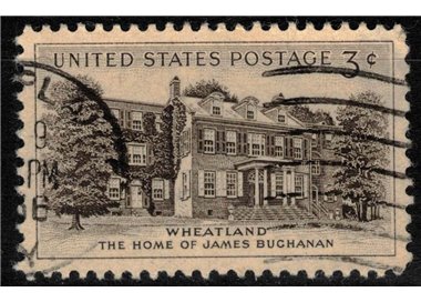 USA 1956 Home of President James Buchanan us