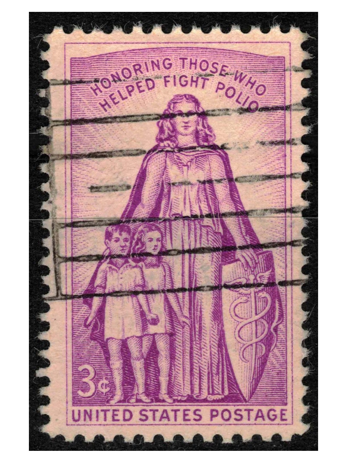 USA 1957 Fight against polio us