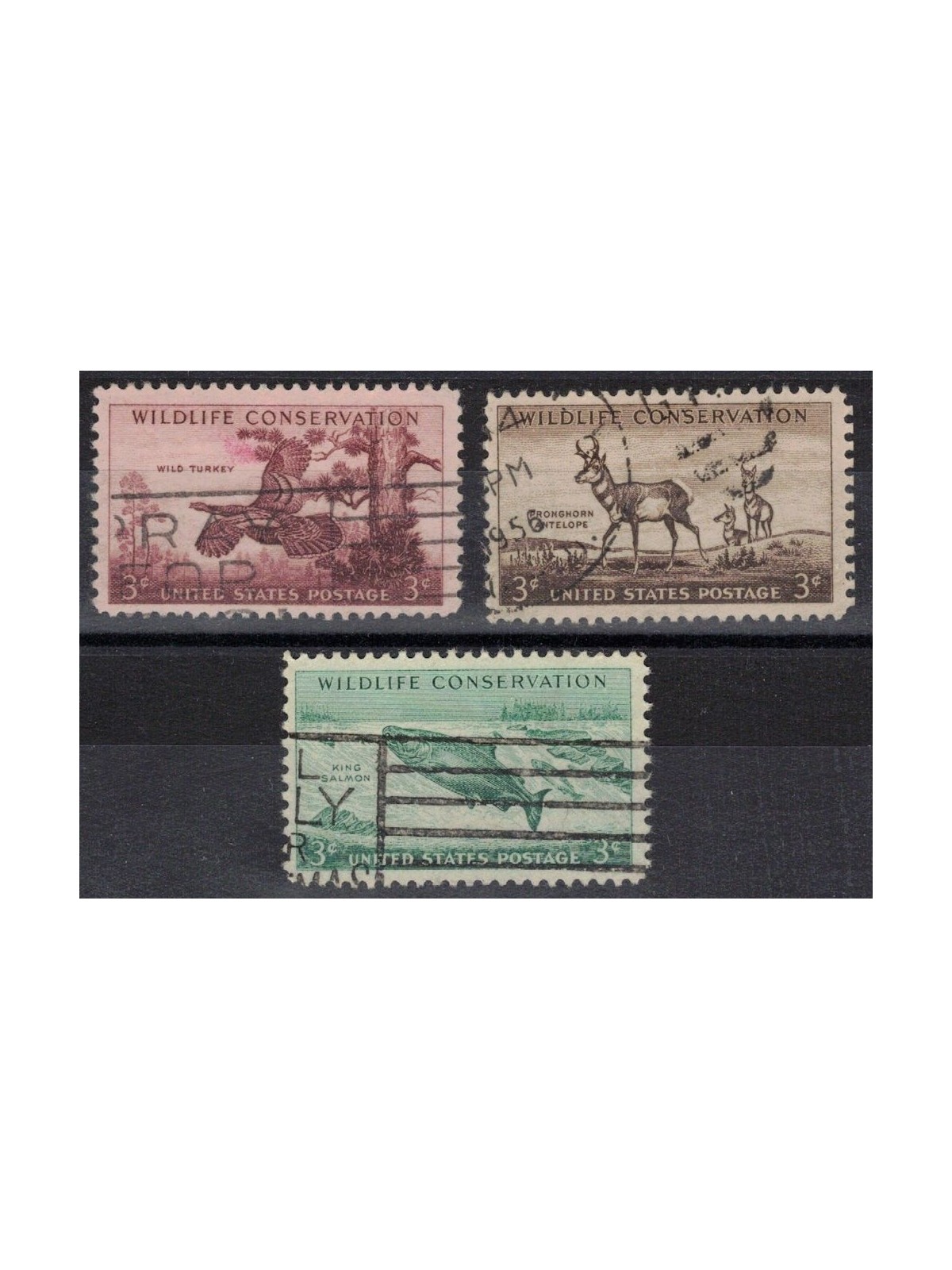 USA 1956 Wildlife Protection 3v us
