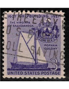 USA 1957 Construction of the first US steamship