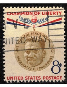 USA 1957 Champions of Freedom (Ramon Magsaysay) us