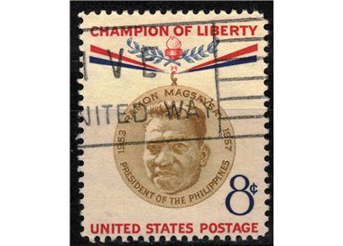 USA 1957 Campioni della Libertà (Ramon Magsaysay) us