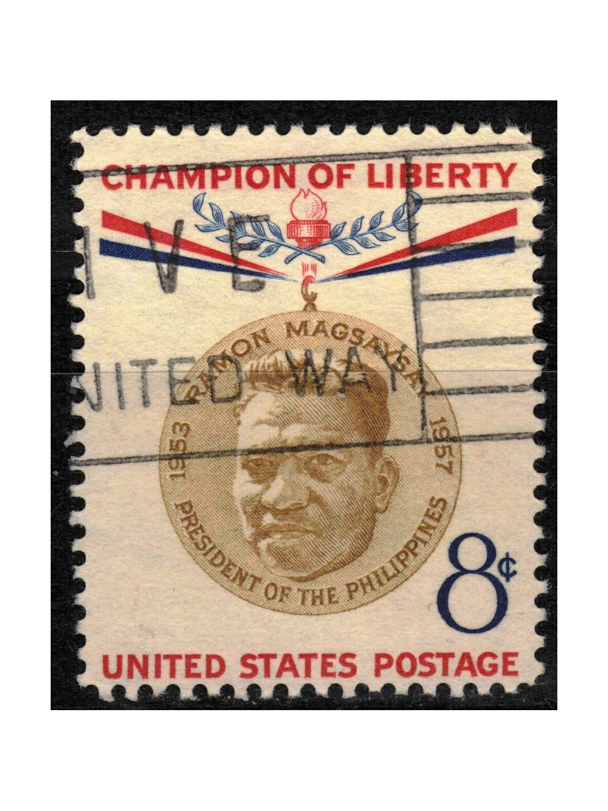 USA 1957 Champions of Freedom (Ramon Magsaysay) us