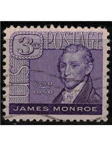 USA 1958 James Monroe us