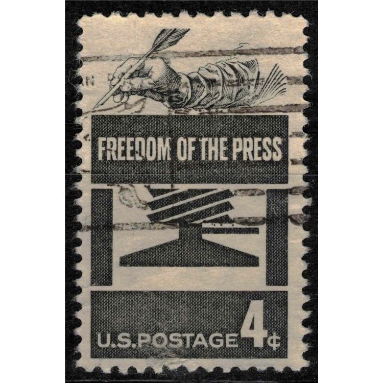 USA 1958 Libertà di Stampa us