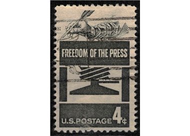 USA 1958 Freedom of the Press us