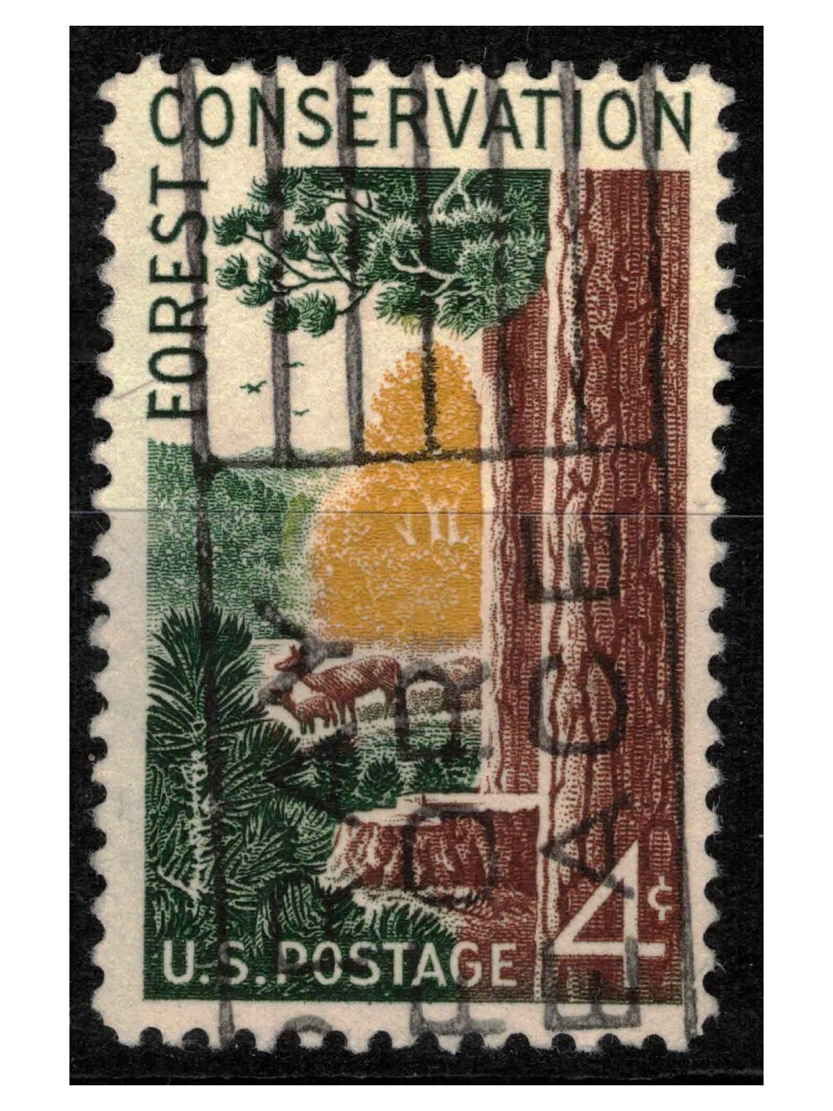 USA 1958 Conservazione delle foreste us