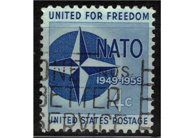 USA 1959 Anniversario della NATO us