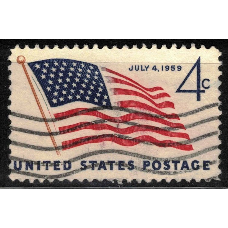 USA 1959 American flag us