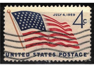 USA 1959 Bandiera americana us