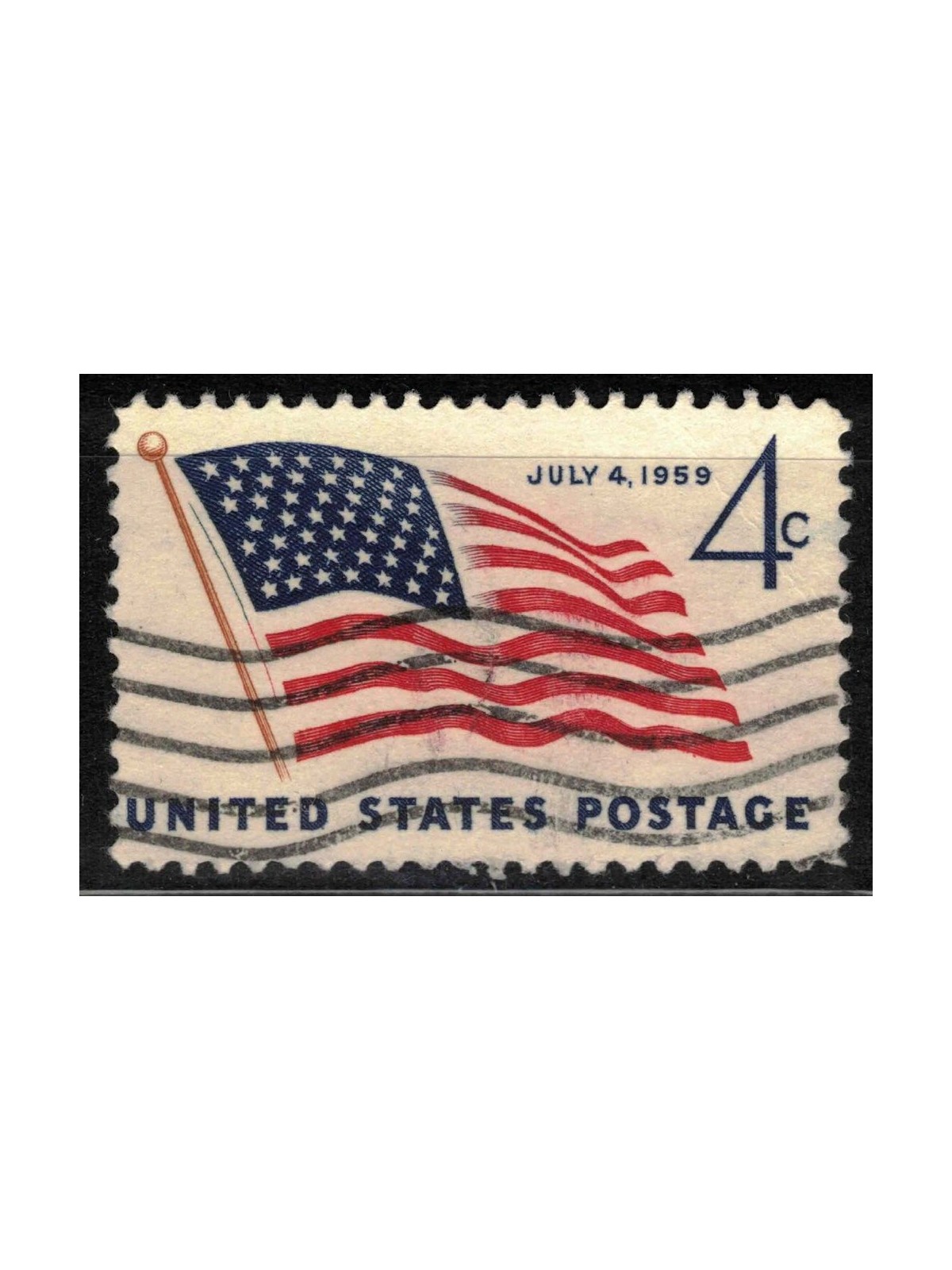 USA 1959 American flag us
