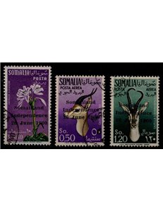 SOMALIA 1960 Indipendenza 3v us