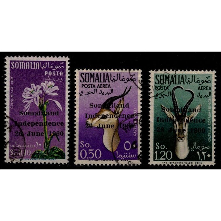 SOMALIA 1960 Independence 3v us