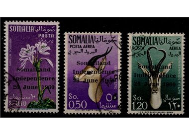 SOMALIA 1960 Indipendenza 3v us