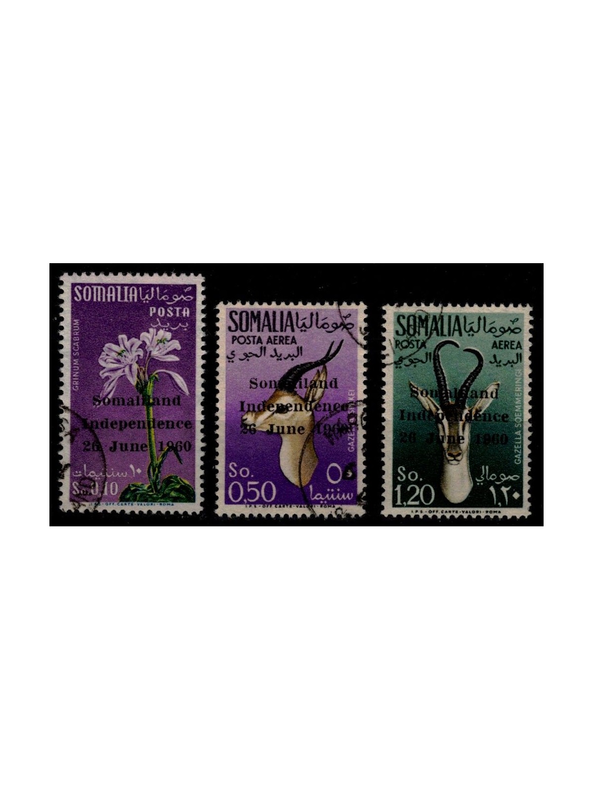SOMALIA 1960 Independence 3v us