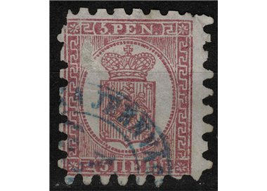 FINLAND 1866-70 Coat of Arms 5p lilac brown on ochre (type I) us