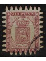 FINLANDIA 1860-65 Stemma 10k rosa su rosa chiaro us