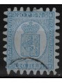 FINLANDIA 1866-70 Stemma 20p azzurro su celeste us