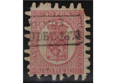 FINLAND 1866-70 Coat of Arms 40p pink on light lilac us