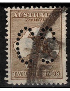 AUSTRALIA 1913 Canguro (2s bruno) us