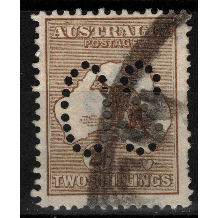 AUSTRALIA 1913 Canguro (2s bruno) us
