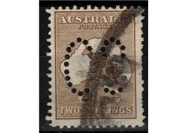 AUSTRALIA 1913 Canguro (2s bruno) us