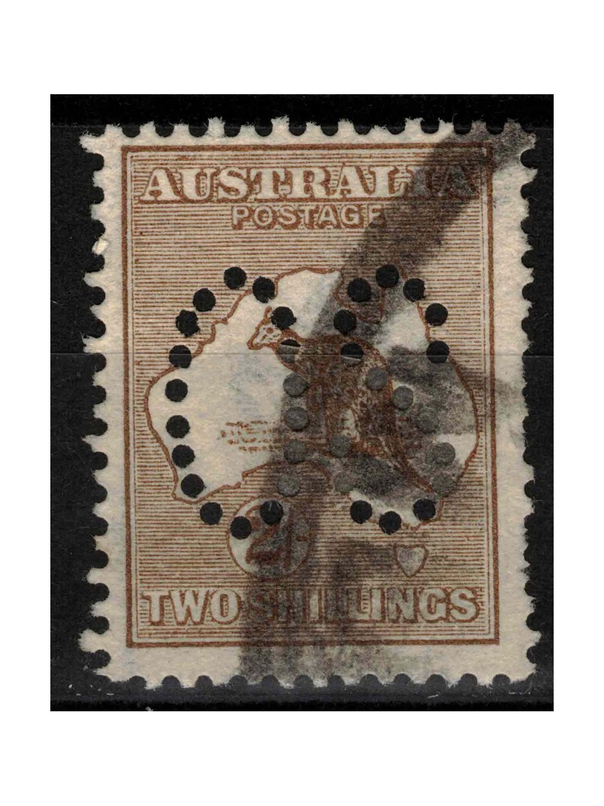 AUSTRALIA 1913 Kangaroo (2s brown) us