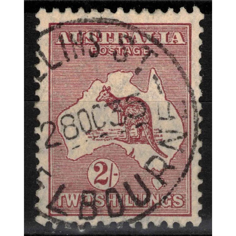 AUSTRALIA 1923-25 2s brown lilac us
