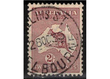 AUSTRALIA 1923-25 2s brown lilac us