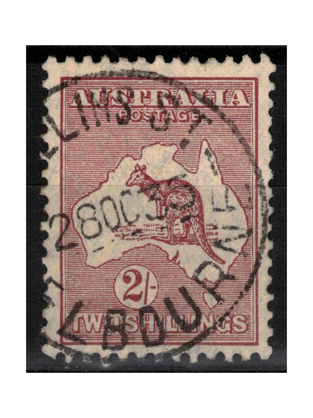 AUSTRALIA 1923-25 2s bruno lilla us