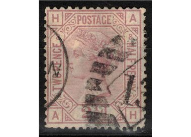 GREAT BRITAIN 1875-80 Queen Victoria (2½p carmine pink) us