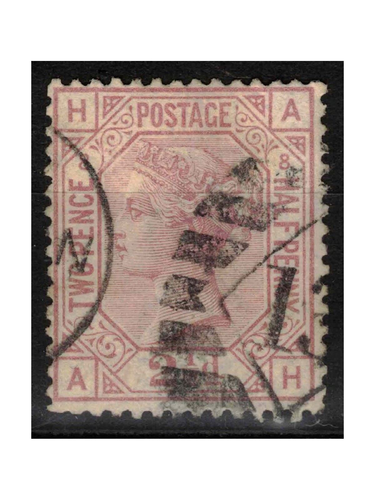 GREAT BRITAIN 1875-80 Queen Victoria (2½p carmine pink) us