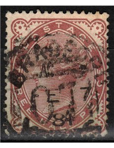 GREAT BRITAIN 1880-81 Effigy of Queen Victoria (1½p red brown) us