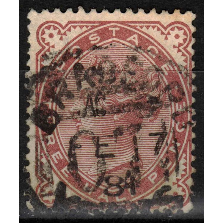 GREAT BRITAIN 1880-81 Effigy of Queen Victoria (1½p red brown) us