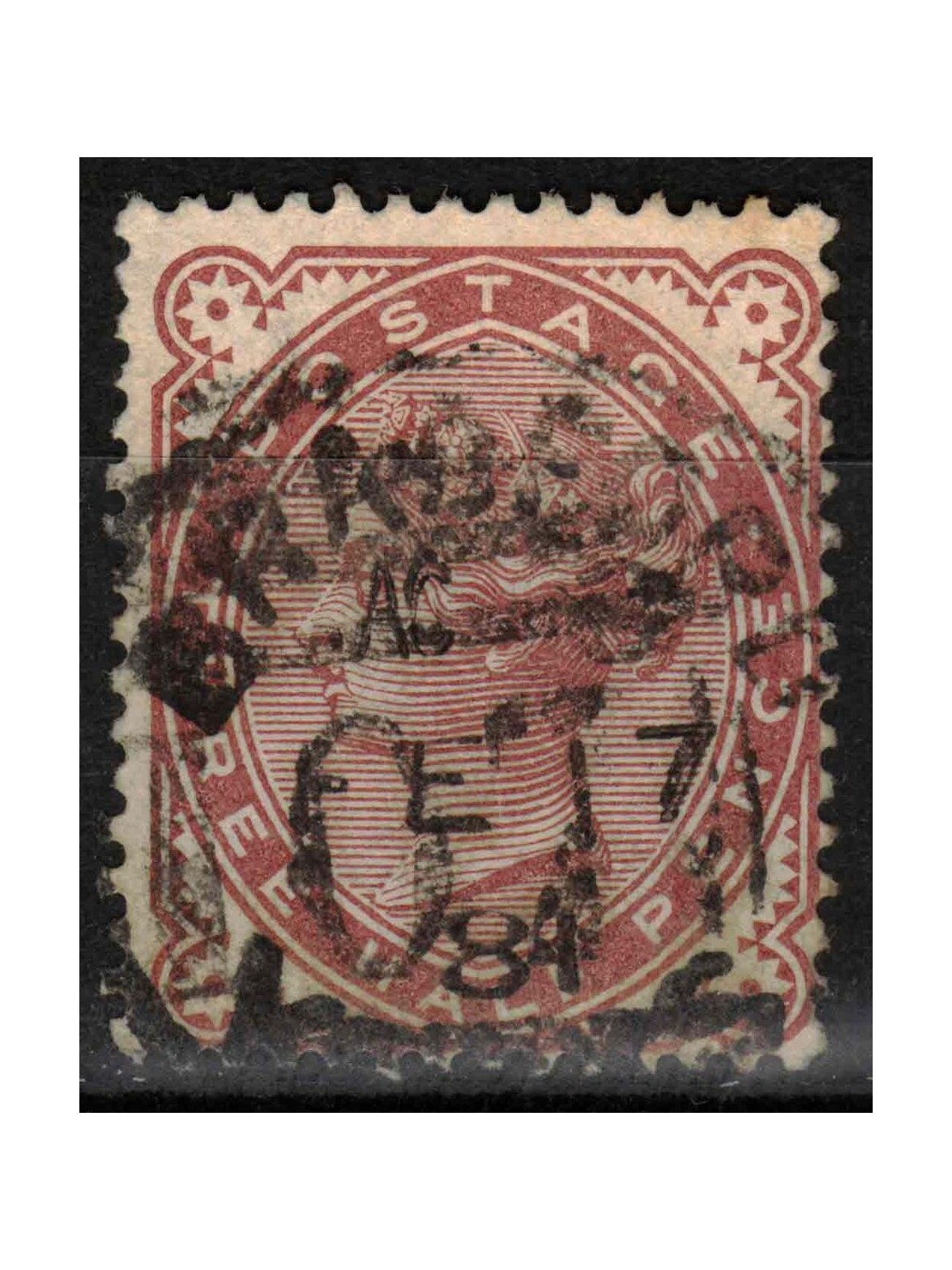 GREAT BRITAIN 1880-81 Effigy of Queen Victoria (1½p red brown) us