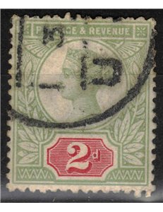 GRAN BRETAGNA 1887-900 Giubileo della Regina Vittoria (2p verde) us