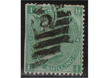 GRAN BRETAGNA 1873-80 Regina Vittoria (1s verde) us (nd sx)